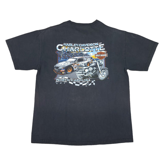 Harley Davidon Motorcycles Charlotte Black Tee