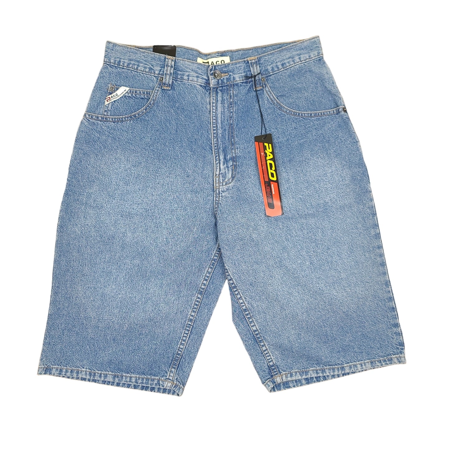 Vintage Y2K Paco Jeans Med Stone Wash Denim Shorts