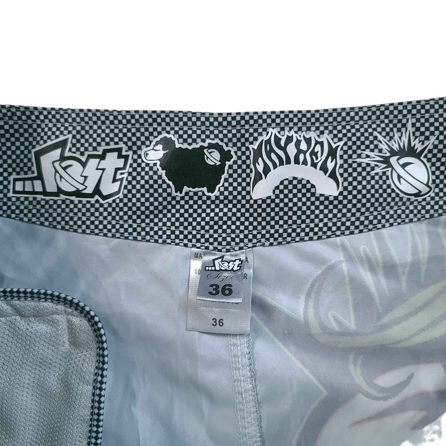 Lost Enterprises Gray Swim Trunks