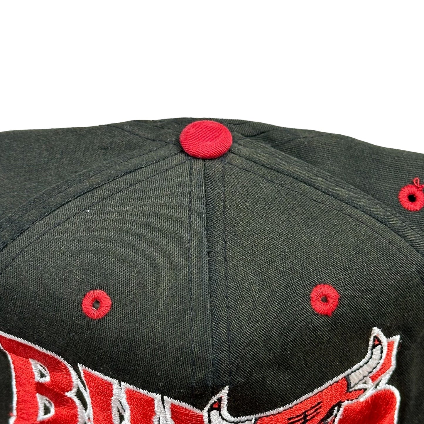 Vintage Chicago Bulls Wave G Cap Black Snap Back Hat