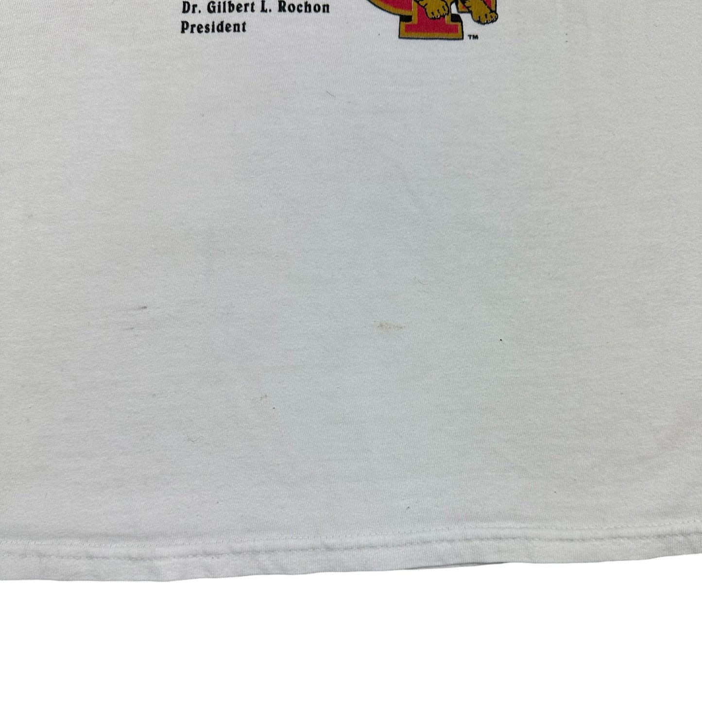 Vintage Tuskegee University Golden Tigers White Jerzees Tee