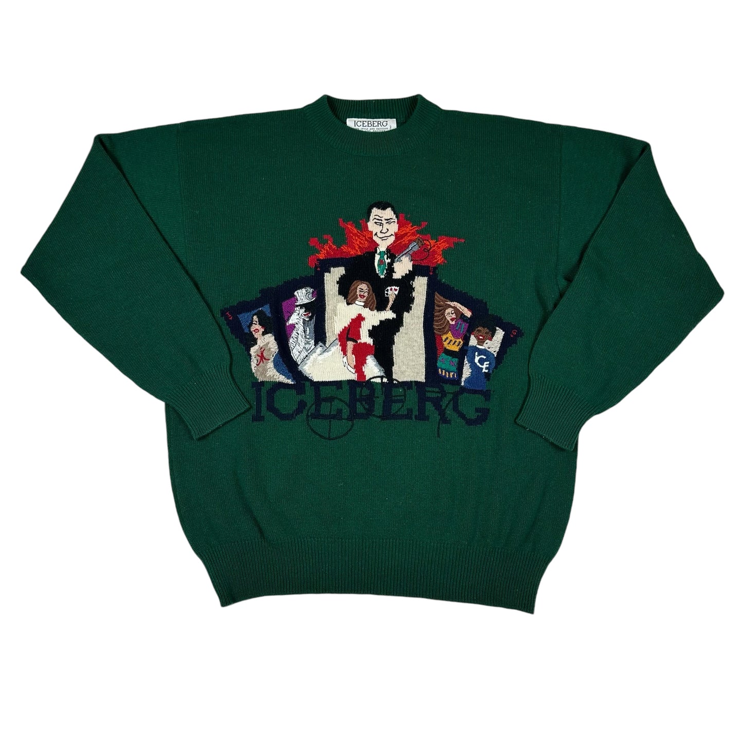 Vintage Iceberg History Sweater Agent 007