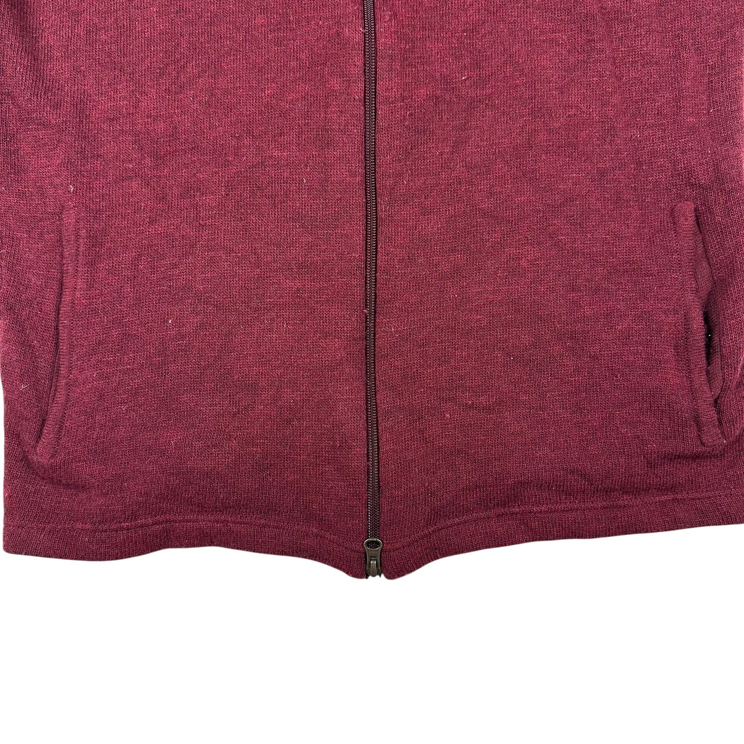 Pendleton Vest Lambs Wool Maroon