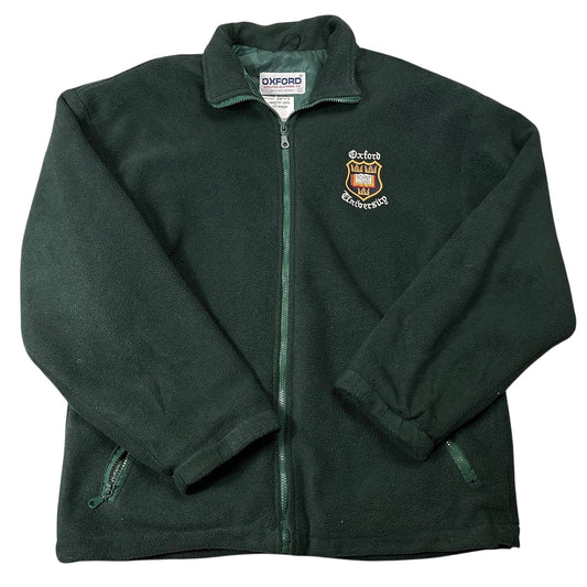 Vintage Oxford University Jacket Green Fleece