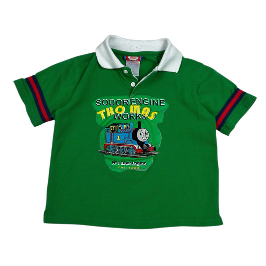 Vintage Thomas the Train Shirt Polo Green