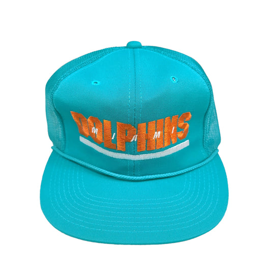 Vintage Miami Dolphins NFL Turquoise Sports Specialties Trucker Hat