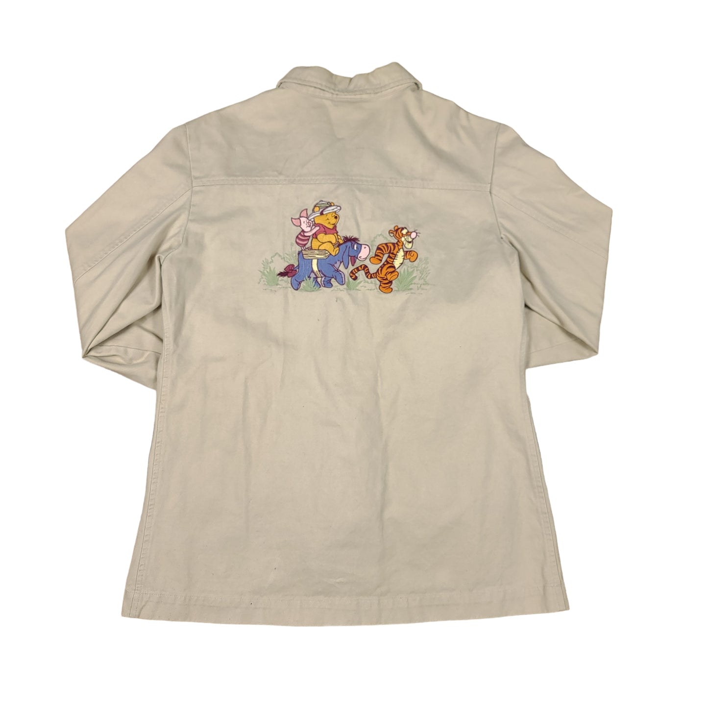 Vintage Winnie the Pooh Disney Beige Safari Shirt