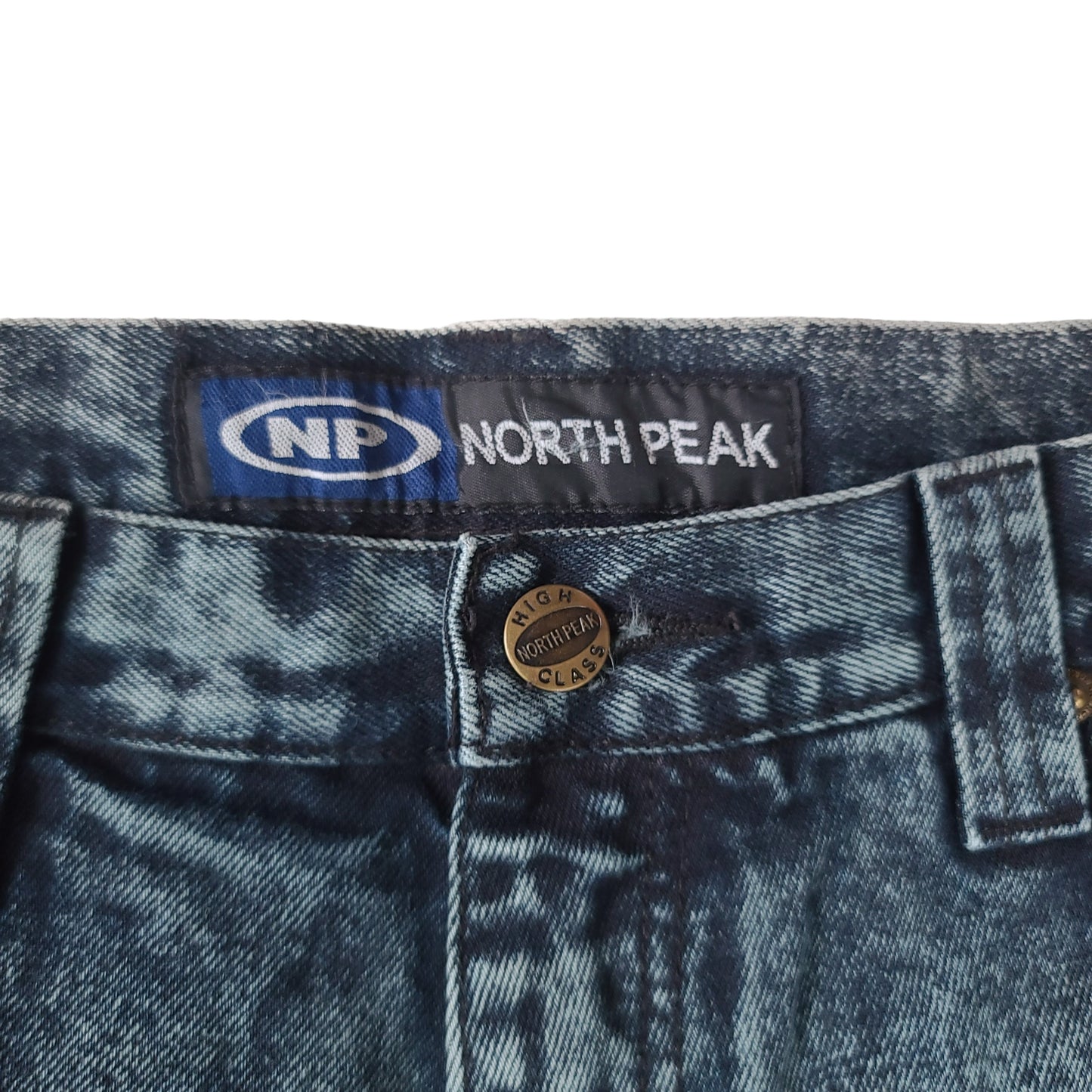 Vintage Y2K North Peak Blue Rivet Pocket Denim Pants