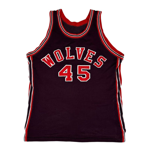 Vintage Wolves Jersey Basketball Rawlings