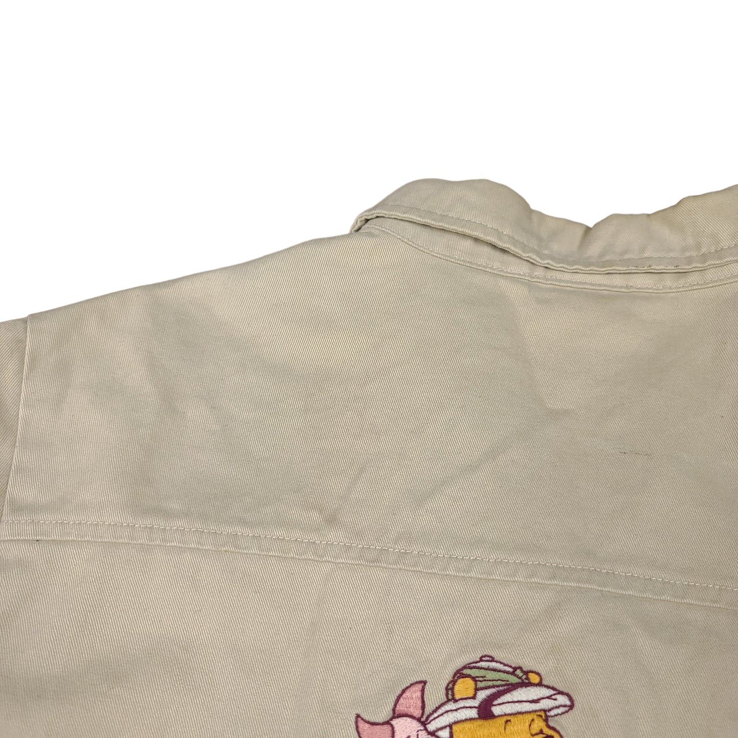 Vintage Winnie the Pooh Disney Beige Safari Shirt