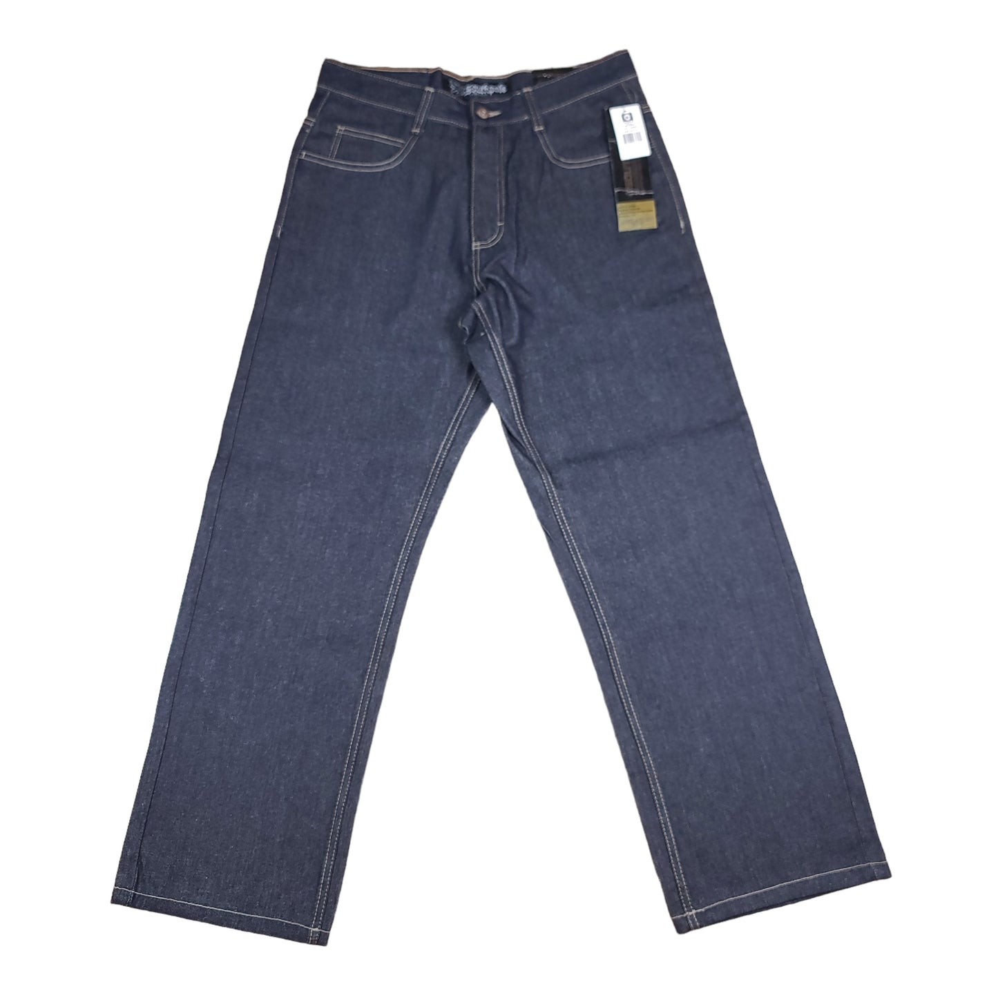 Vintage Y2K Raw Indigo South Pole Relaxed Fit Denim Pants