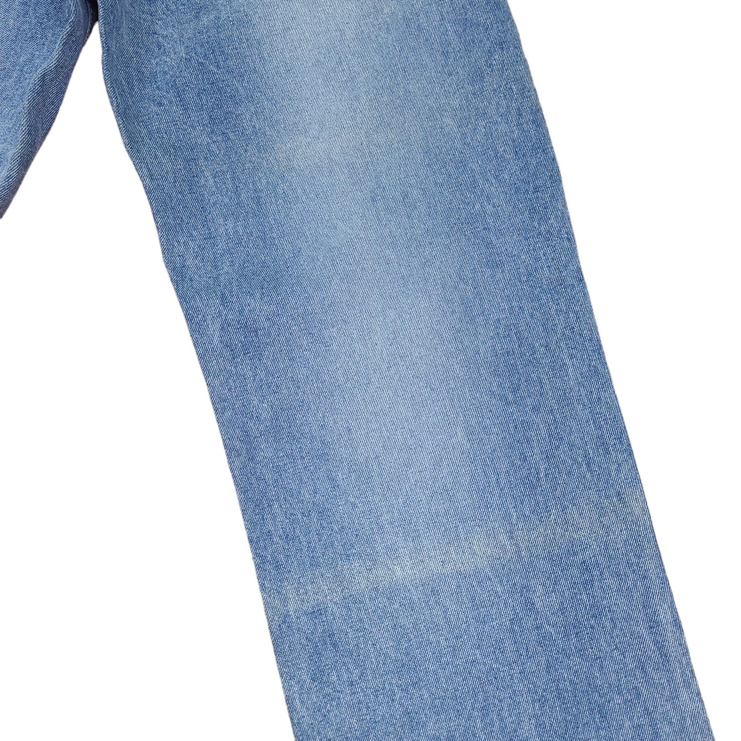 Vintage Y2K Light Blue Paco Jeans Embroidered Arch Pocket Denim Pants