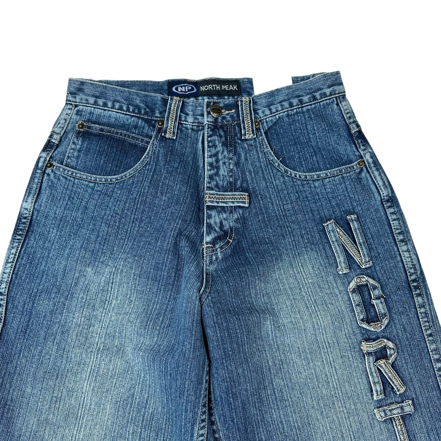Vintage Y2K North Peak Blue Spell Out Pants