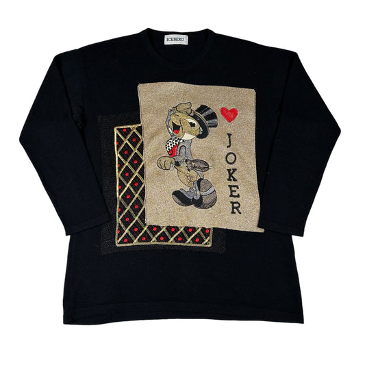 Vintage Iceberg History Sweater Jiminy Cricket