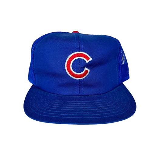 Vintage Chicago Cubs Trucker Hat Twins Snapback