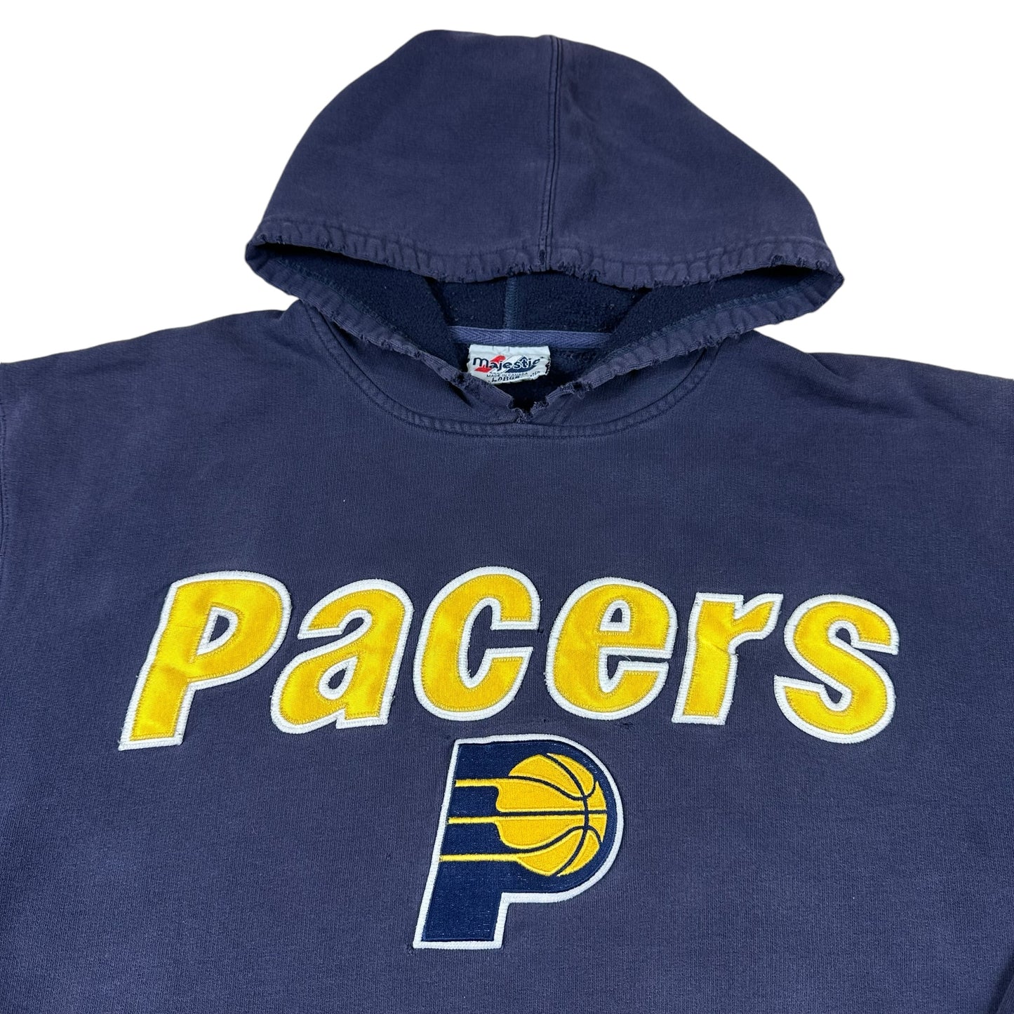 Vintage Indiana Pacers Hoodie Majestic NBA