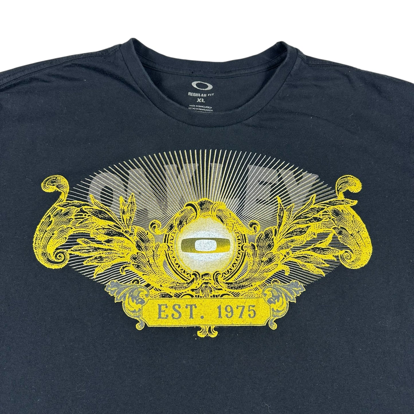 Oakley Shirt Gold Leaf Logo