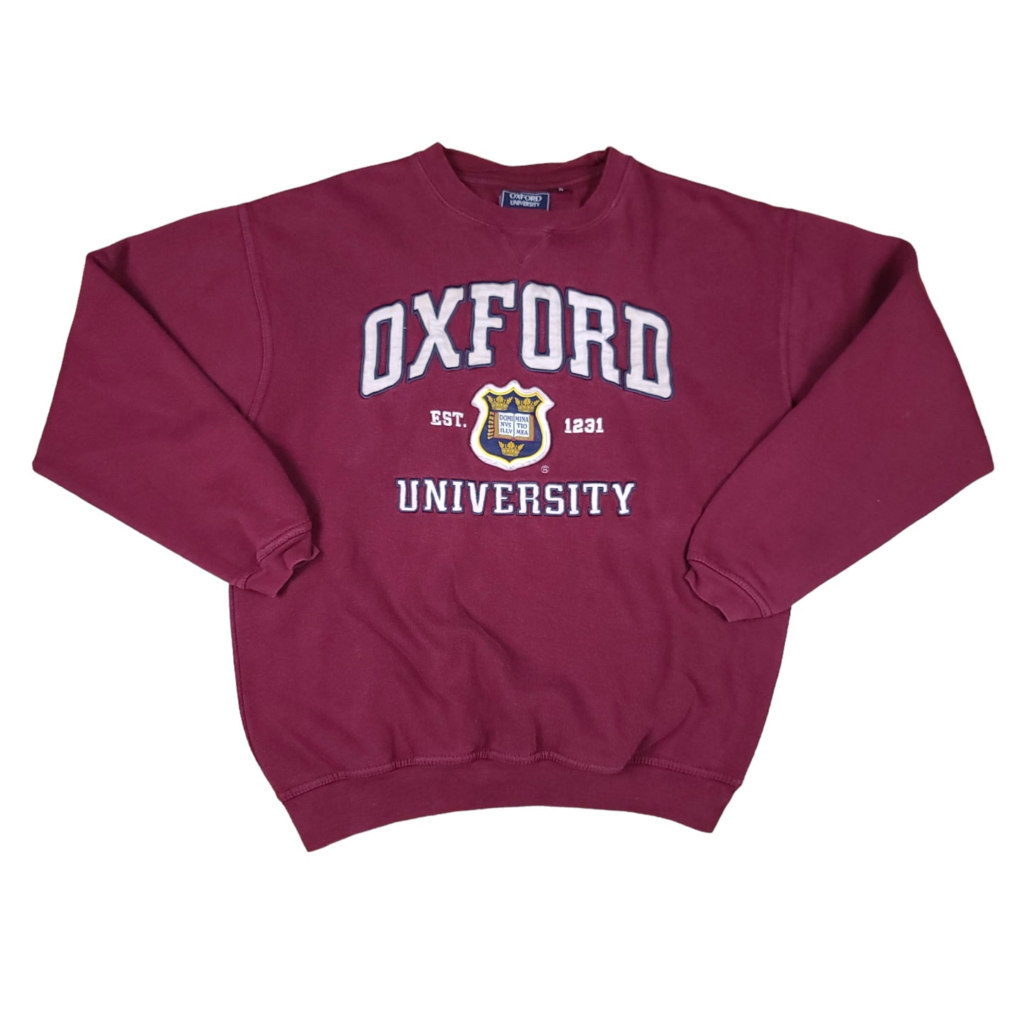 Vintage Oxford University Maroon Sweatshirt