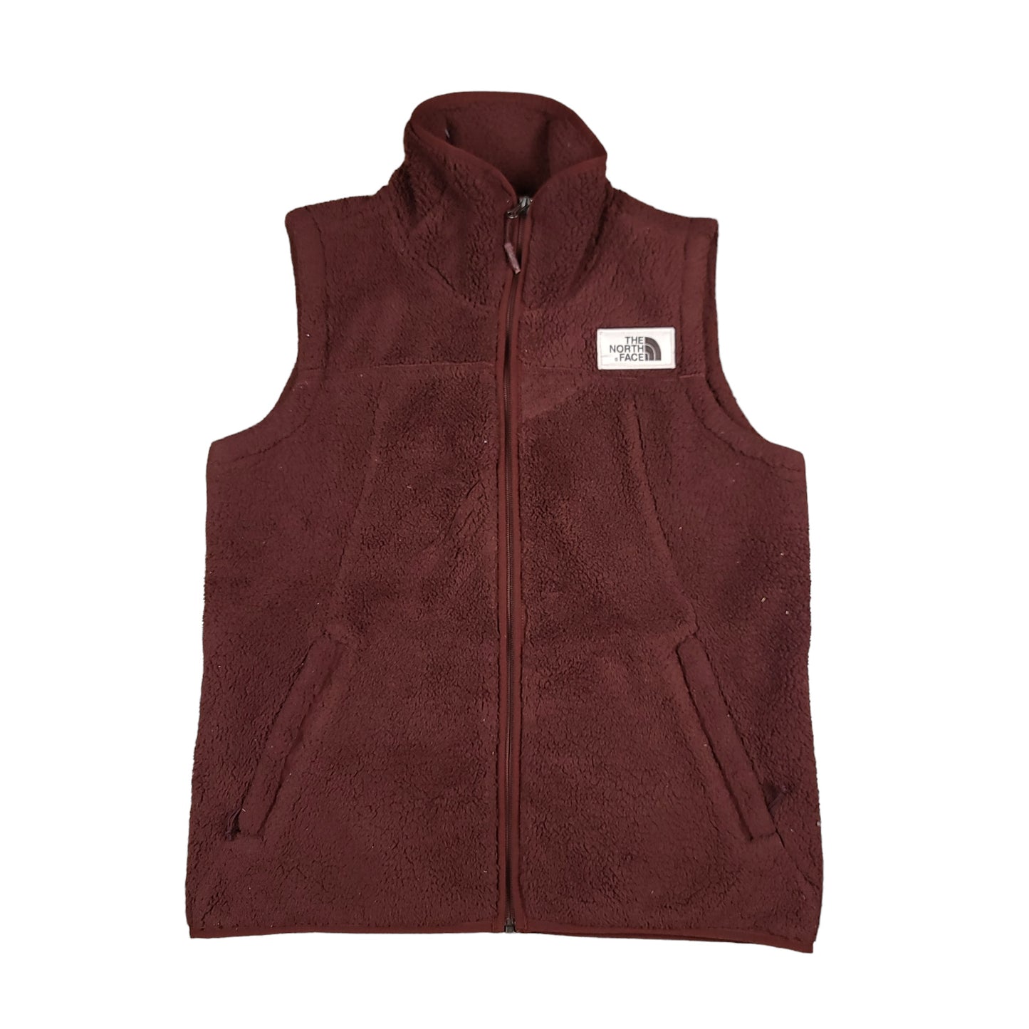 The North Face Women's Maroon Fleece Vest