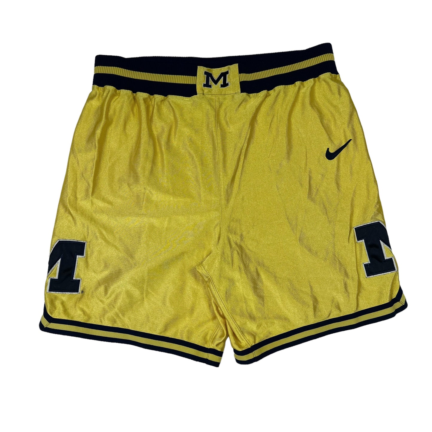 Vintage University of Michigan Gold Nike Basketball Shorts