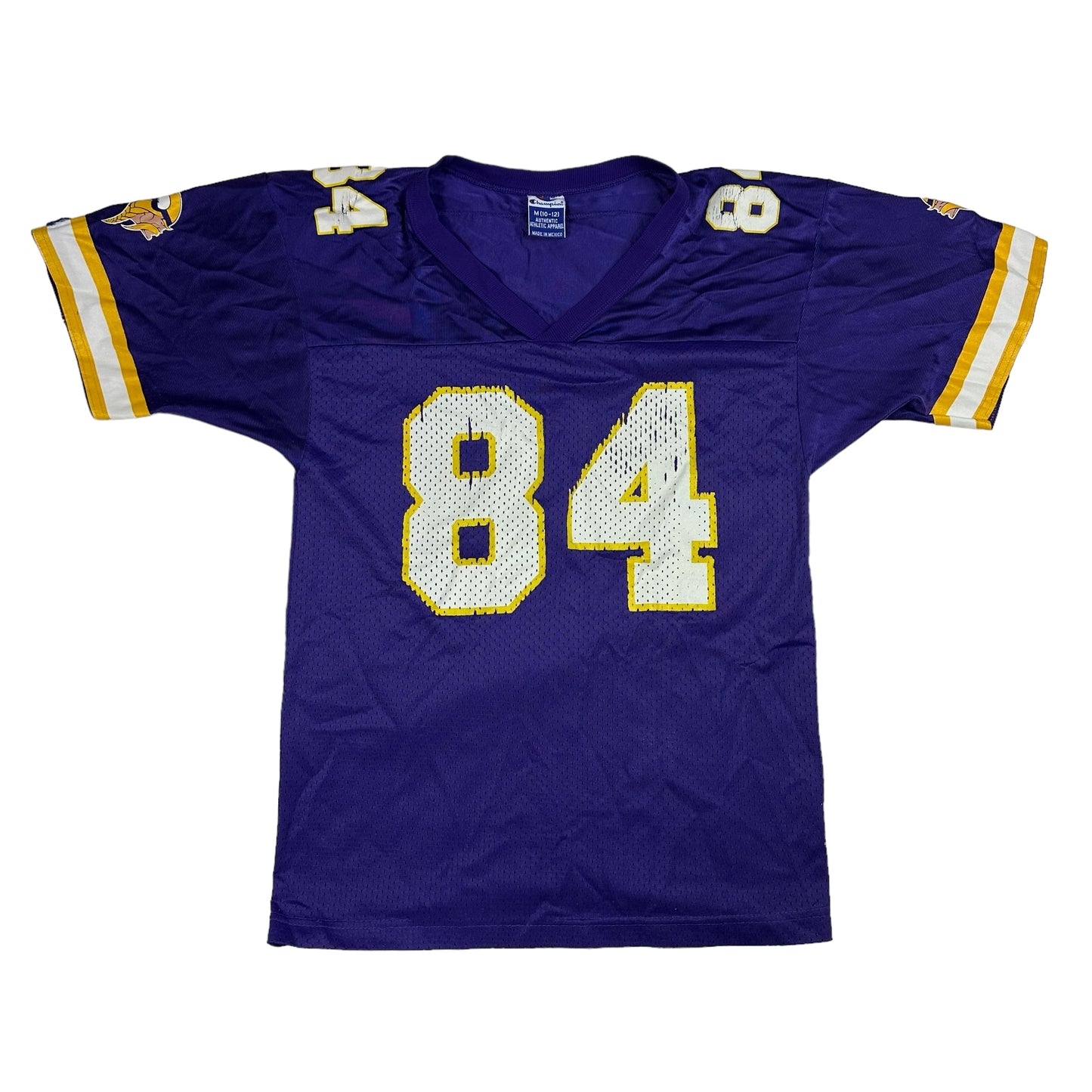 Vintage Randy Moss Minnesota Vikings Purple Champion Football Jersey