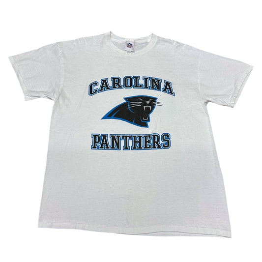 North Carolina Panthers NFL Football White Tee