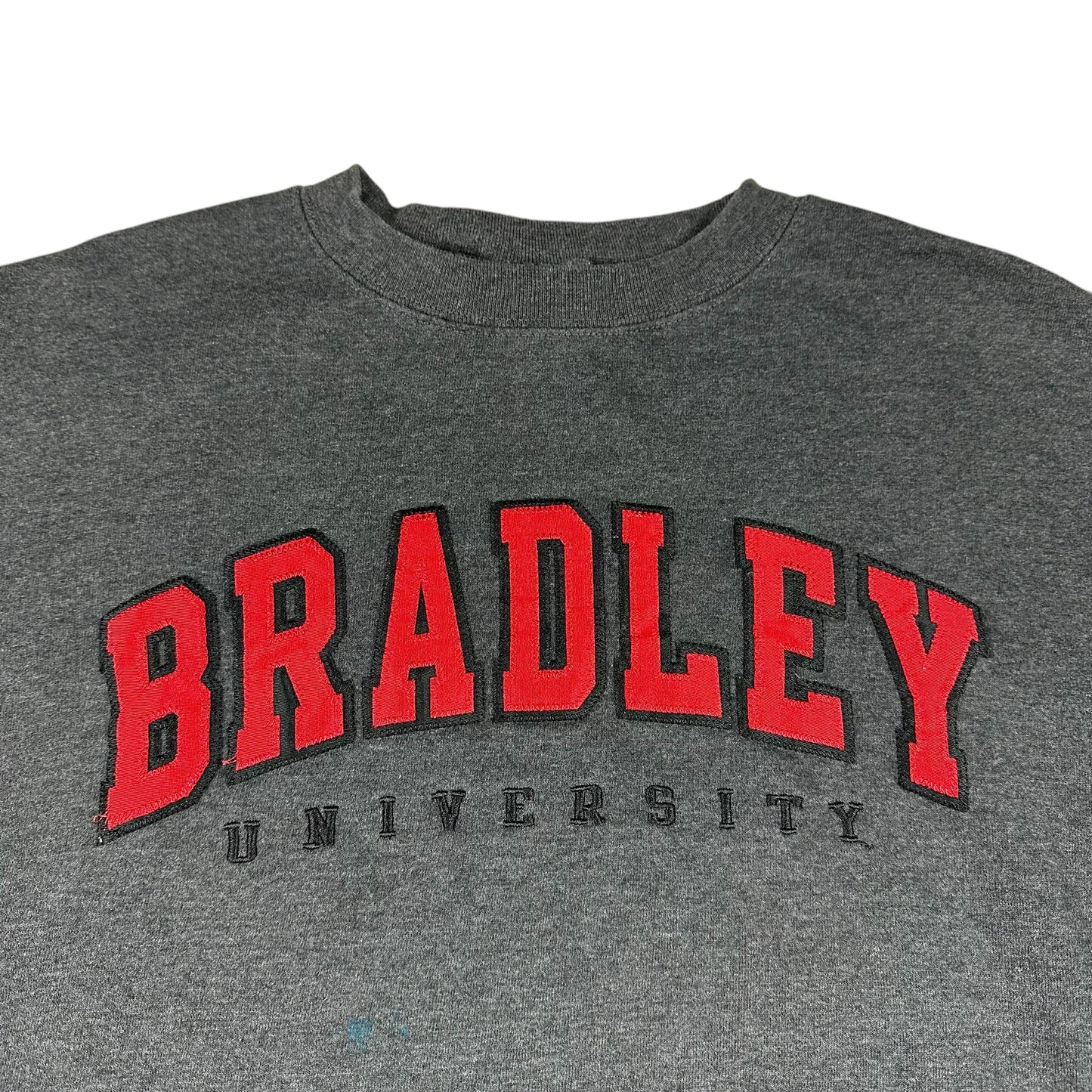 Bradley University Sweatshirt Champion Gray