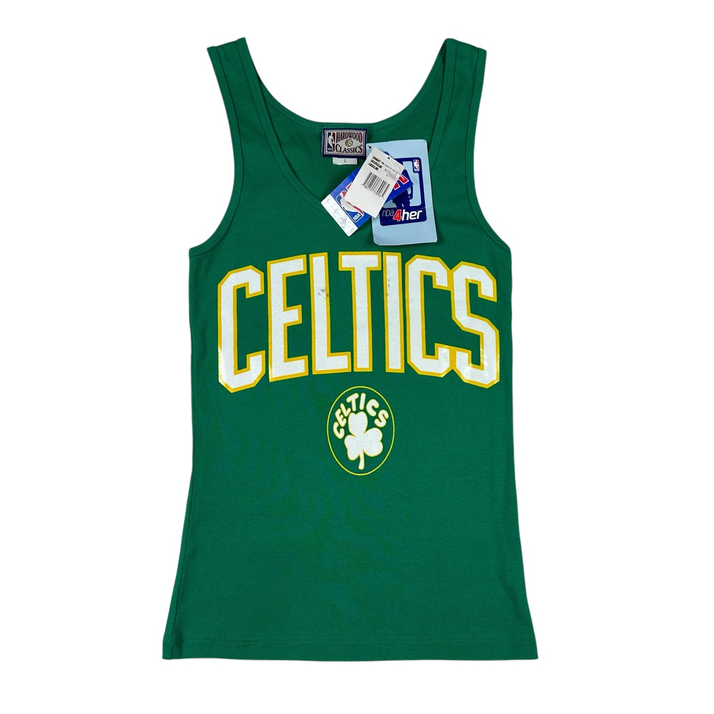 Women's Vintage Boston Celtics Tank Top Hardwood Classics