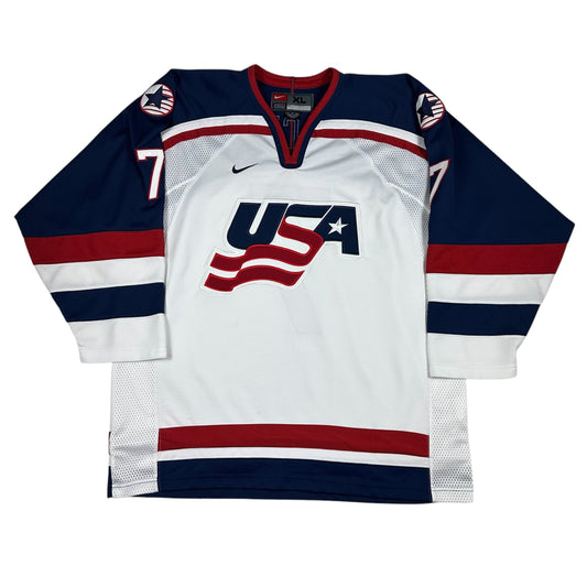 Keith Tkachuk Vintage USA Olympic Jersey Hockey Nike