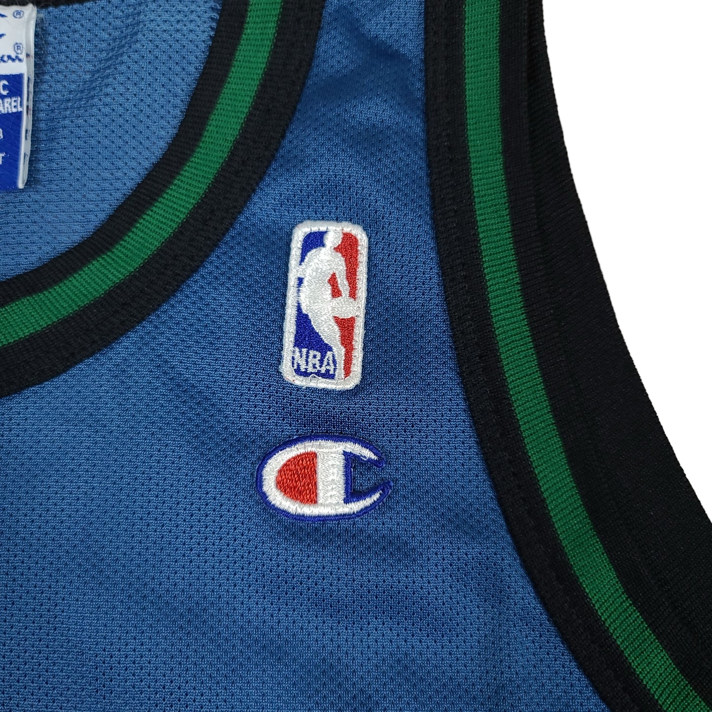 Vintage Stephon Marbury Blue Minnesota Timberwolves Champion Jersey