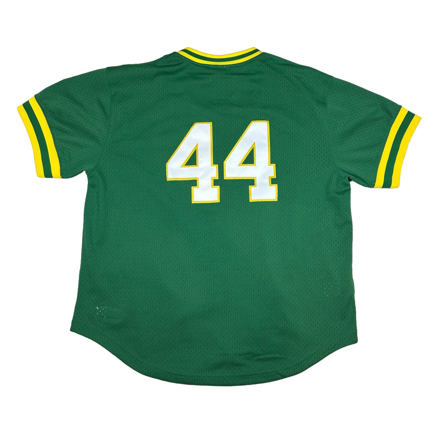 Reggie Jackson Oakland Athletics 1987 Green Mitchell & Ness Jersey (New with Tags)