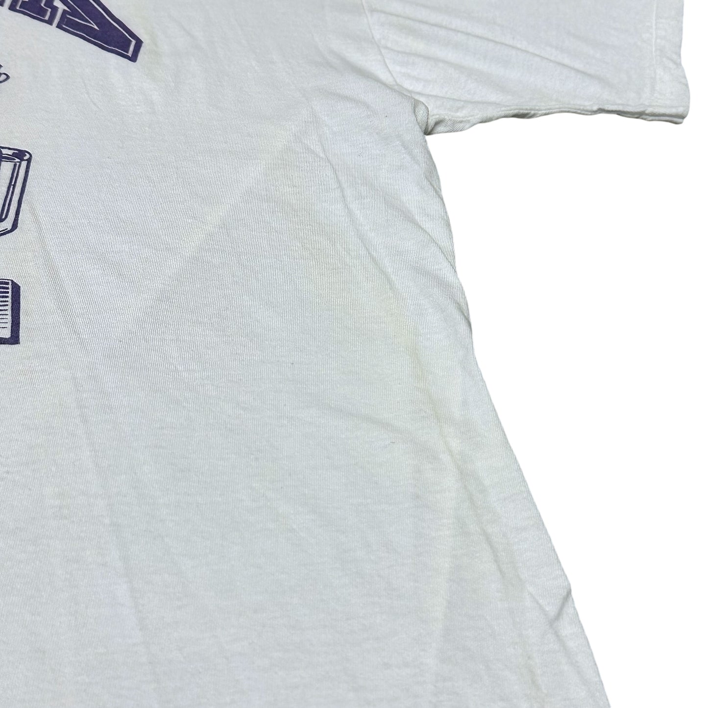 Vintage Fuck Minnesota Vikings White Tee