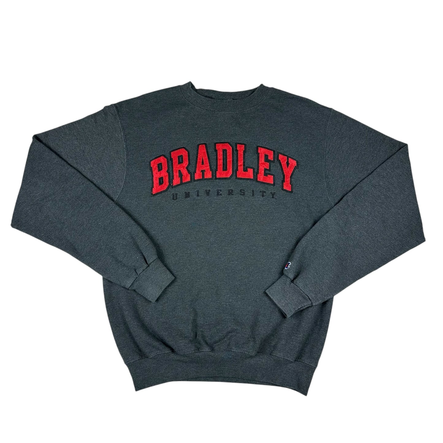 Bradley University Sweatshirt Champion Gray