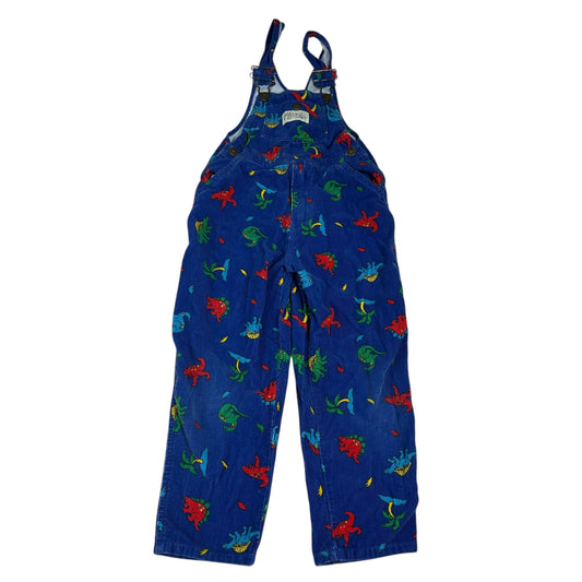 Vintage Pure Gold Overalls Dinosaur Corduroy Youth