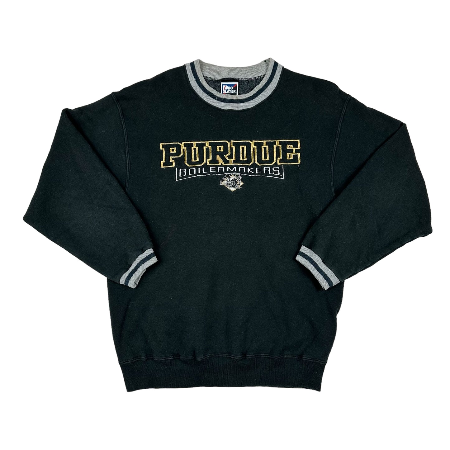 Vintage Purdue University Boilermakers Black Pro Player Sweatshirt