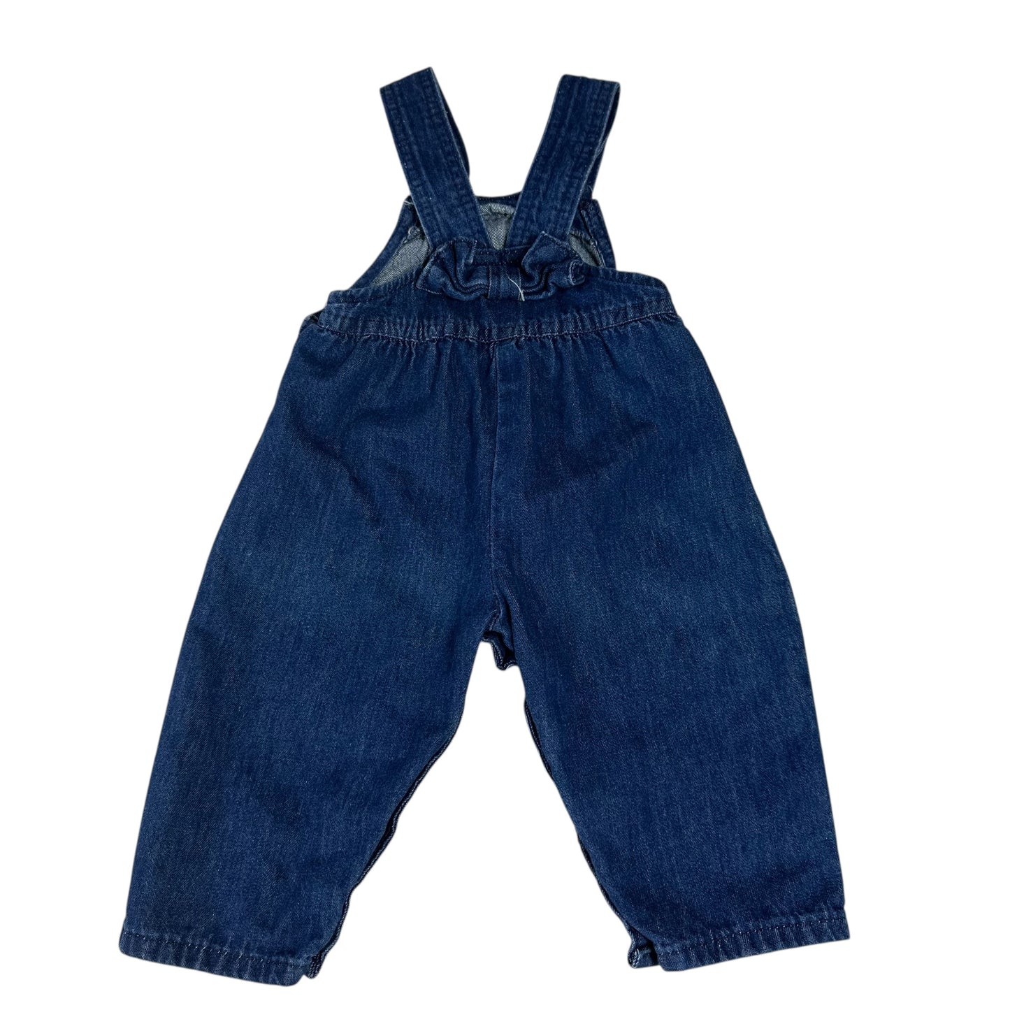 Vintage Oshkosh Overalls Blue Denim Girls Infant