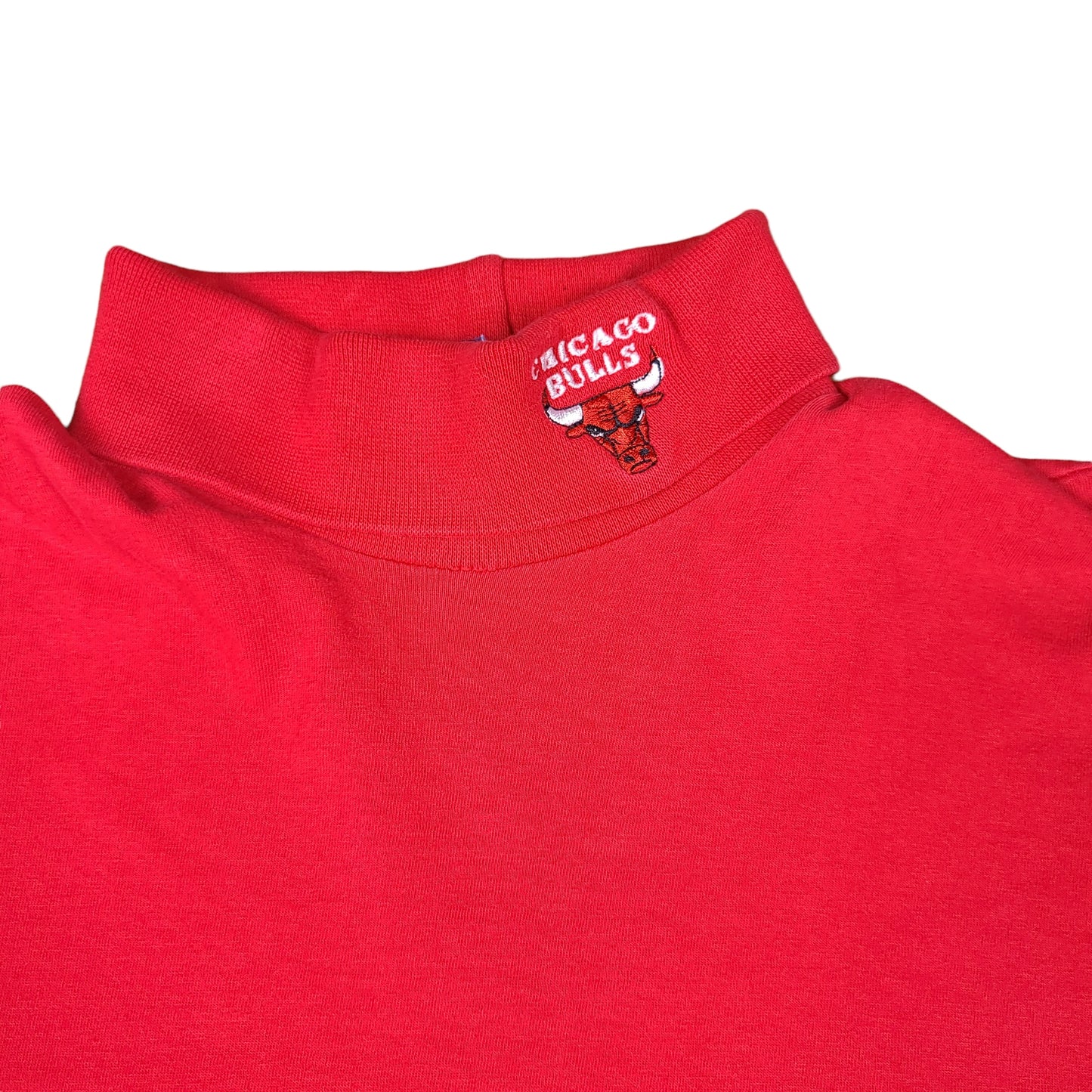 Vintage Chicago Bulls Red Turtle Neck Long Sleeve