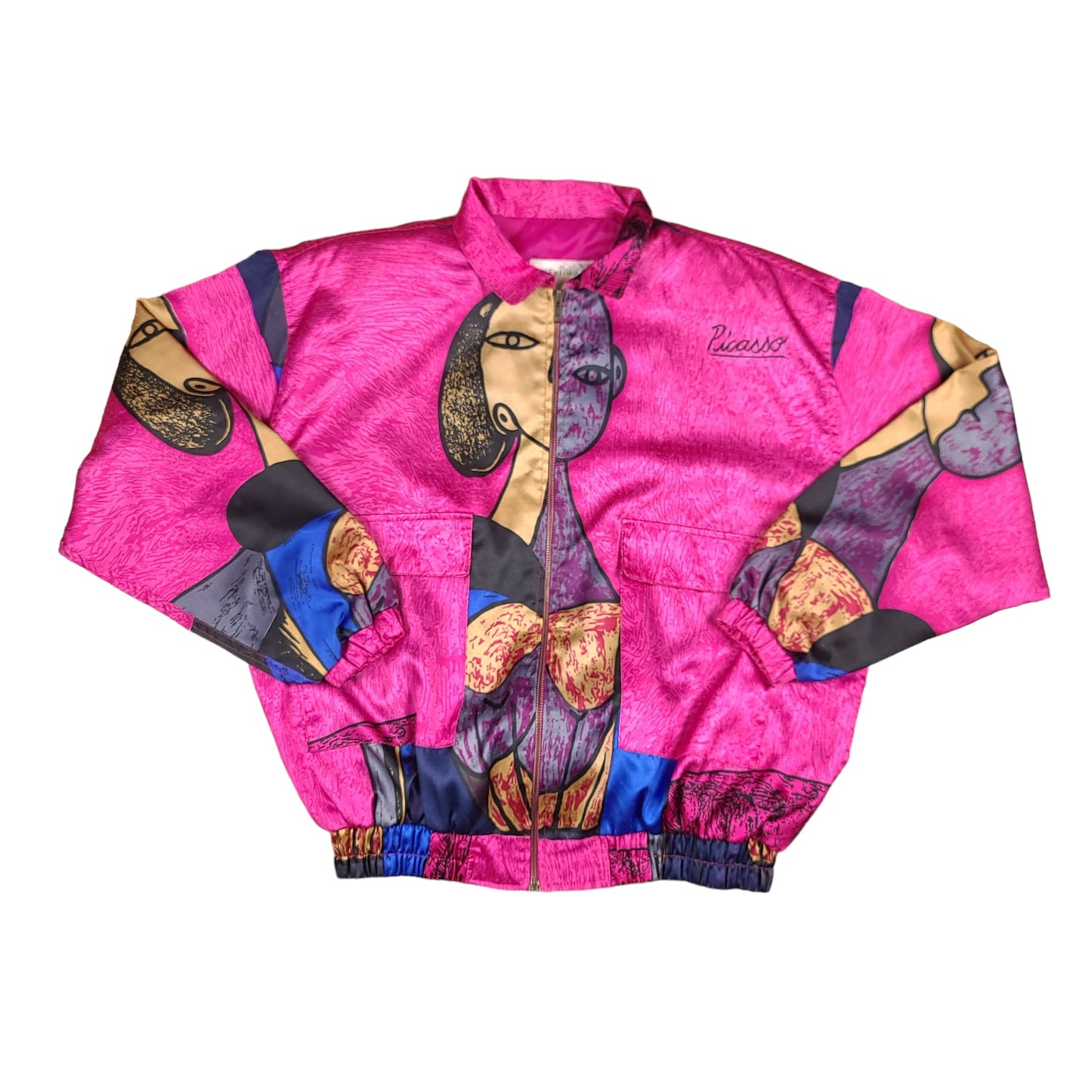 Vintage Picasso Pink Silk Jacket