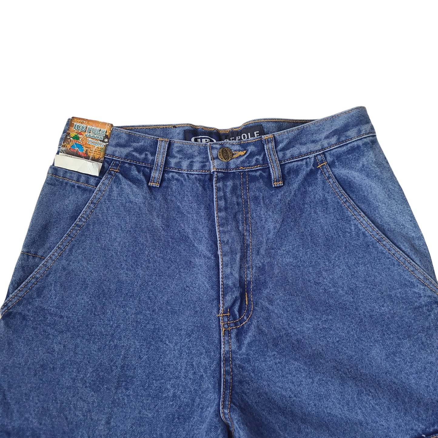 Vintage Y2K Ice Pole Denim Cargo Pants