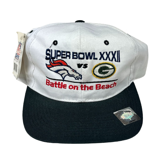 Vintage Denver Broncos Super Bowl XXXII Battle On the Beach Game Day Hat (New with Tags)