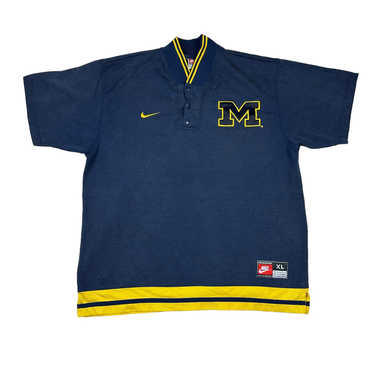 Vintage University of Michigan Nike Warm Up Jersey