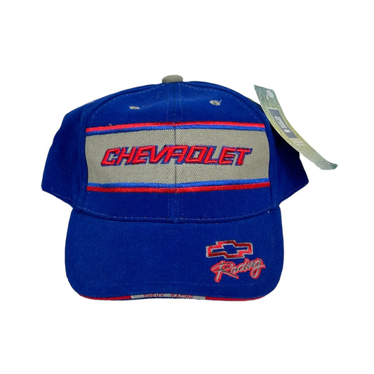 Chevrolet Racing Blue Hook & Loop Back Hat (New with Tags)