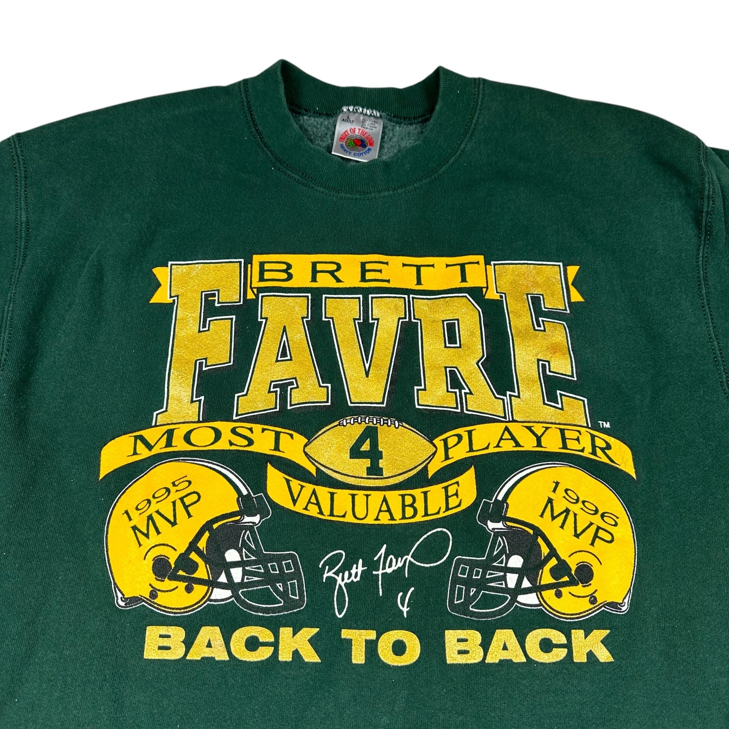 Brett Favre Vintage Green Bay Packers Sweatshirt