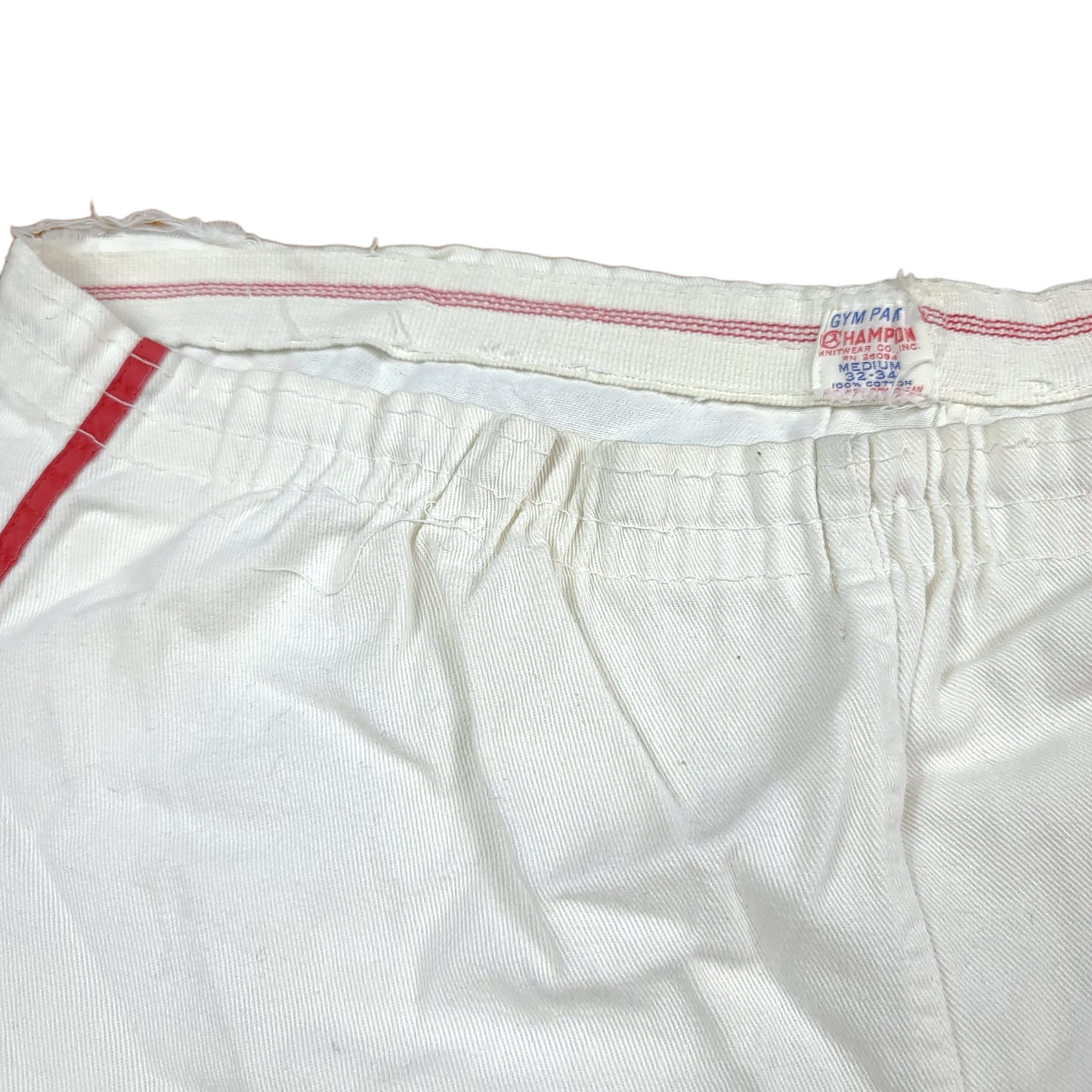 Vintage 60's White Des Moines YMCA Iowa Champion Shorts