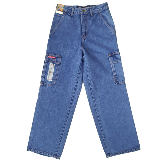 Vintage Y2K Ice Pole Denim Cargo Pants