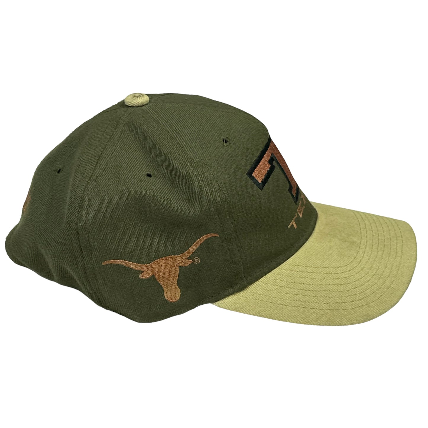 Vintage University of Texas Longhorns Green Hat (Missing Snapback Strap)