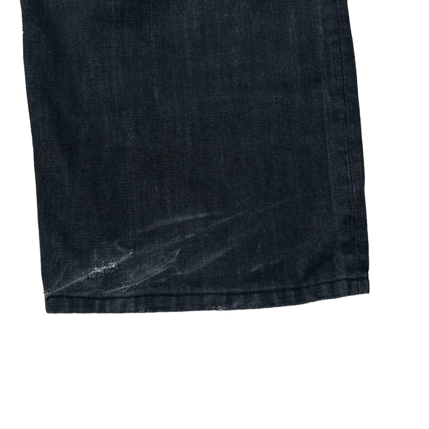 Cavi Black Denim Baggy Pants (Altered)