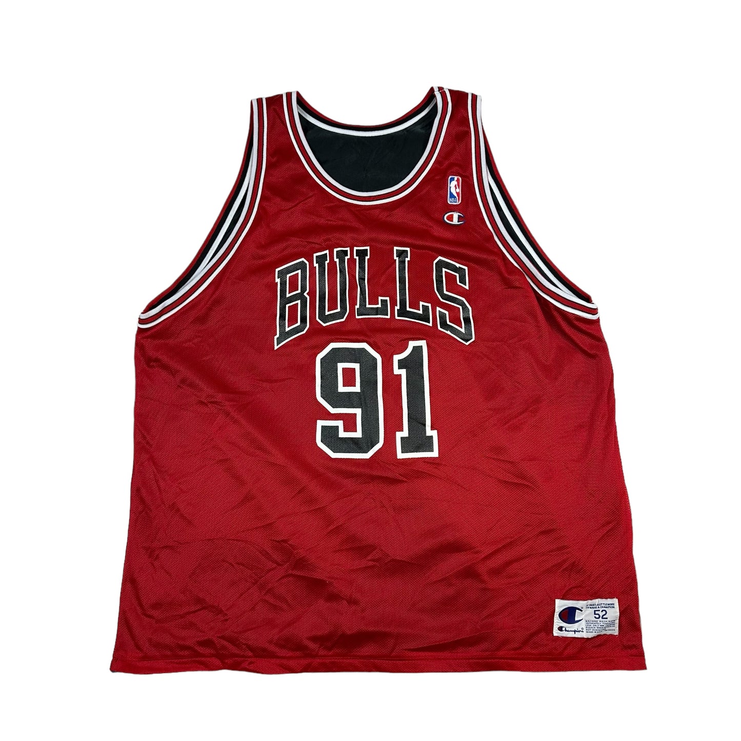 Vintage Dennis Rodman Chicago Bulls Reversible Champion Basketball Jersey