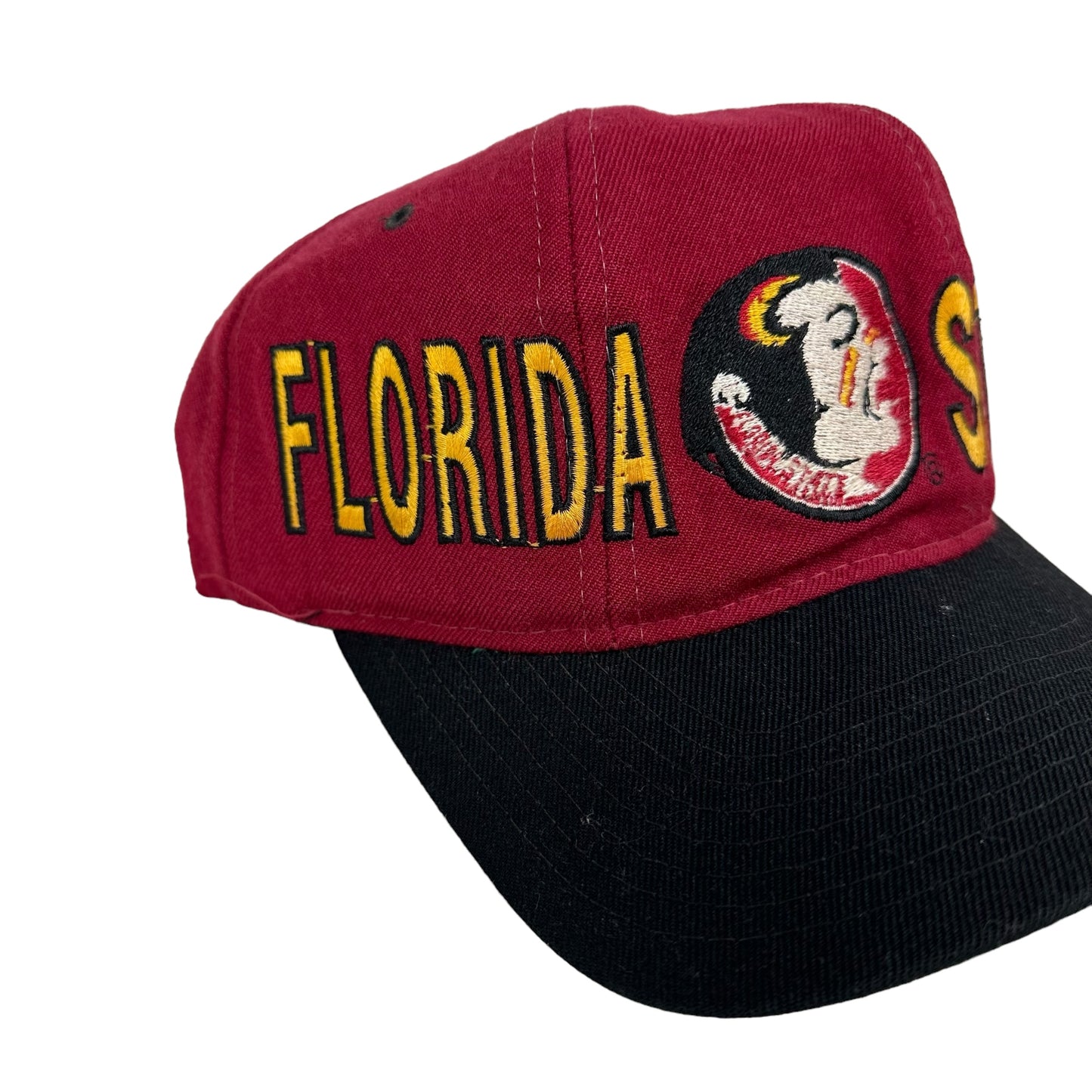 Vintage Florida State University Seminoles Wool Starter Snap Back Hat