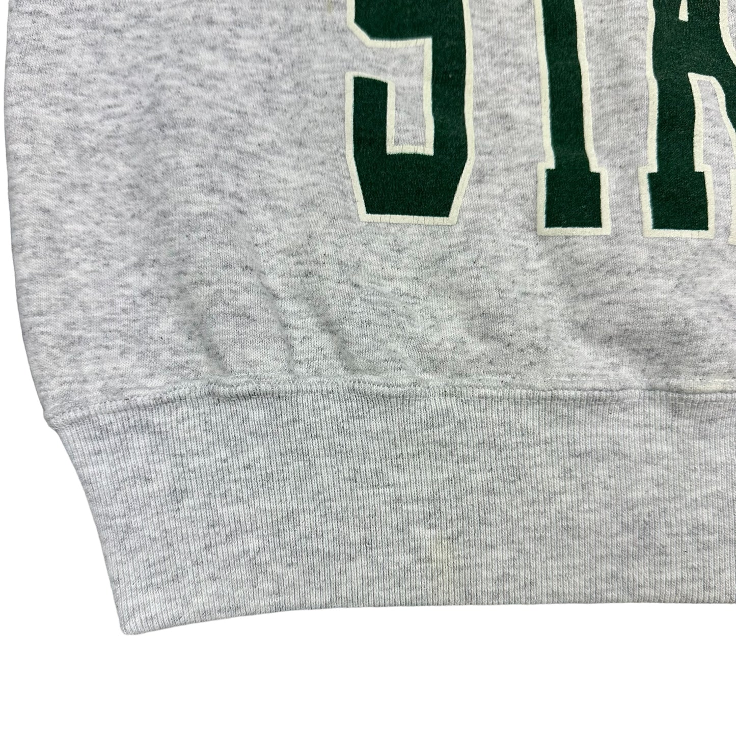 Vintage Michigan State University Sweatshirt Gray Santee